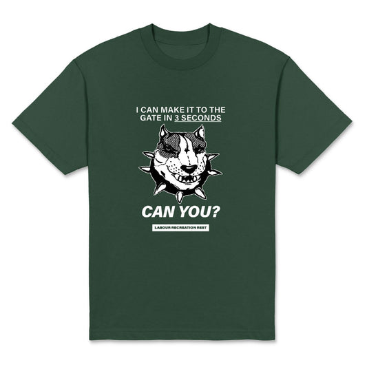 3 Seconds Tee, Forest Green