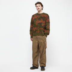 Camo Chenille Knit, Woodland