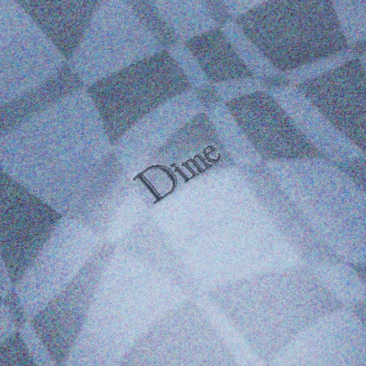 Abstract LS Shirt, Static Blue