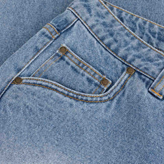 Classic Relaxed Denim Pants, Sandblasted Blue