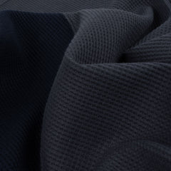 Waffle Polo Shirt, Indigo