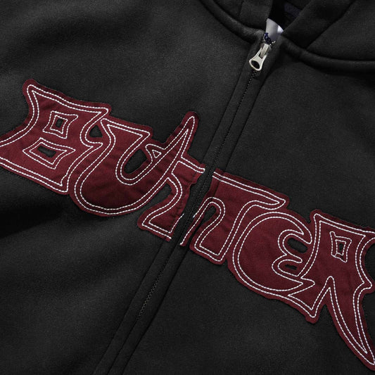 Encounter Zip-Thru Hood, Washed Black