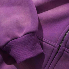 Encounter Zip-Thru Hood, Washed Purple
