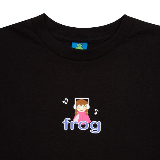 I'm Not Listening Tee, Black