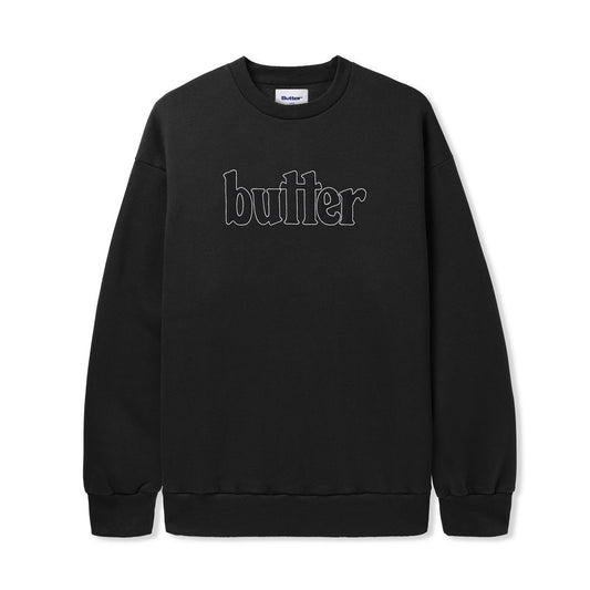 Fleece Crewneck, Black