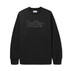 Fleece Crewneck, Black