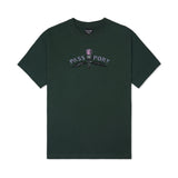 Thistle Embroidery Tee, Forest Green
