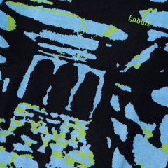Dungieon Knit Sweater, Blue / Black / Green