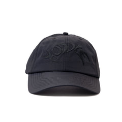 HODDLE NYLON CAP, BLACK