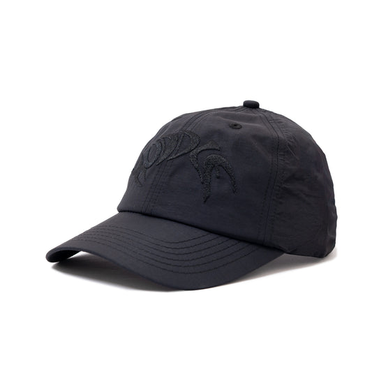 HODDLE NYLON CAP, BLACK