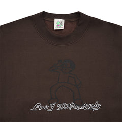 Unlocked Crewneck, Brown