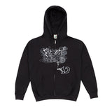 OG Squirrel Zip Hoodie, Black