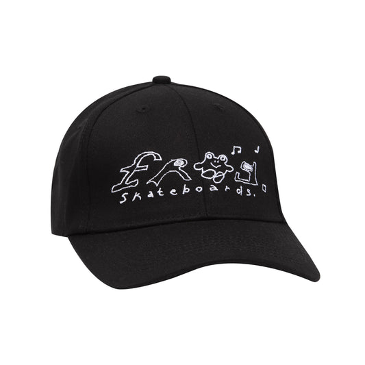 Happy Frog Hat, Black