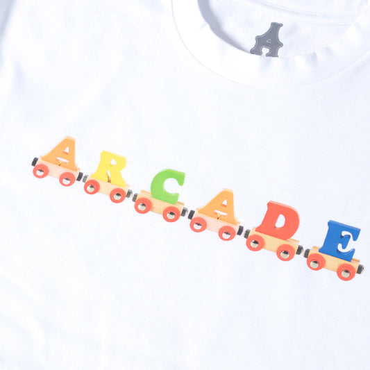 Train Tee, White