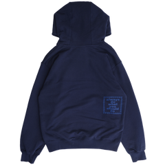 Scribble Sun Hoodie, Navy