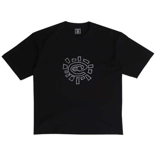 Sketchy @Sun T-Shirt, Black