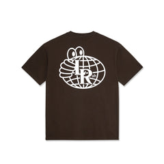 Atlas Monogram Tee, Dark Brown