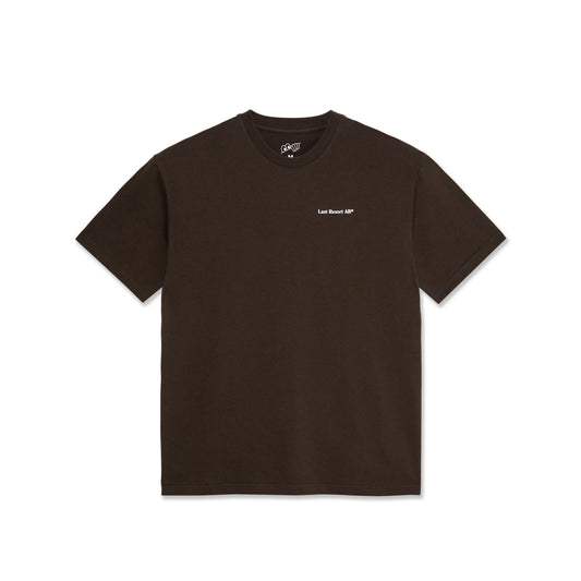 Atlas Monogram Tee, Dark Brown