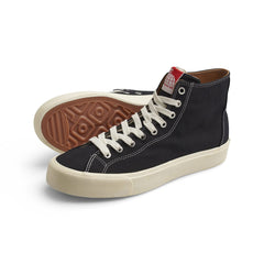 VM003 Hi Canvas Shoe Cloudy Cush, Black / White