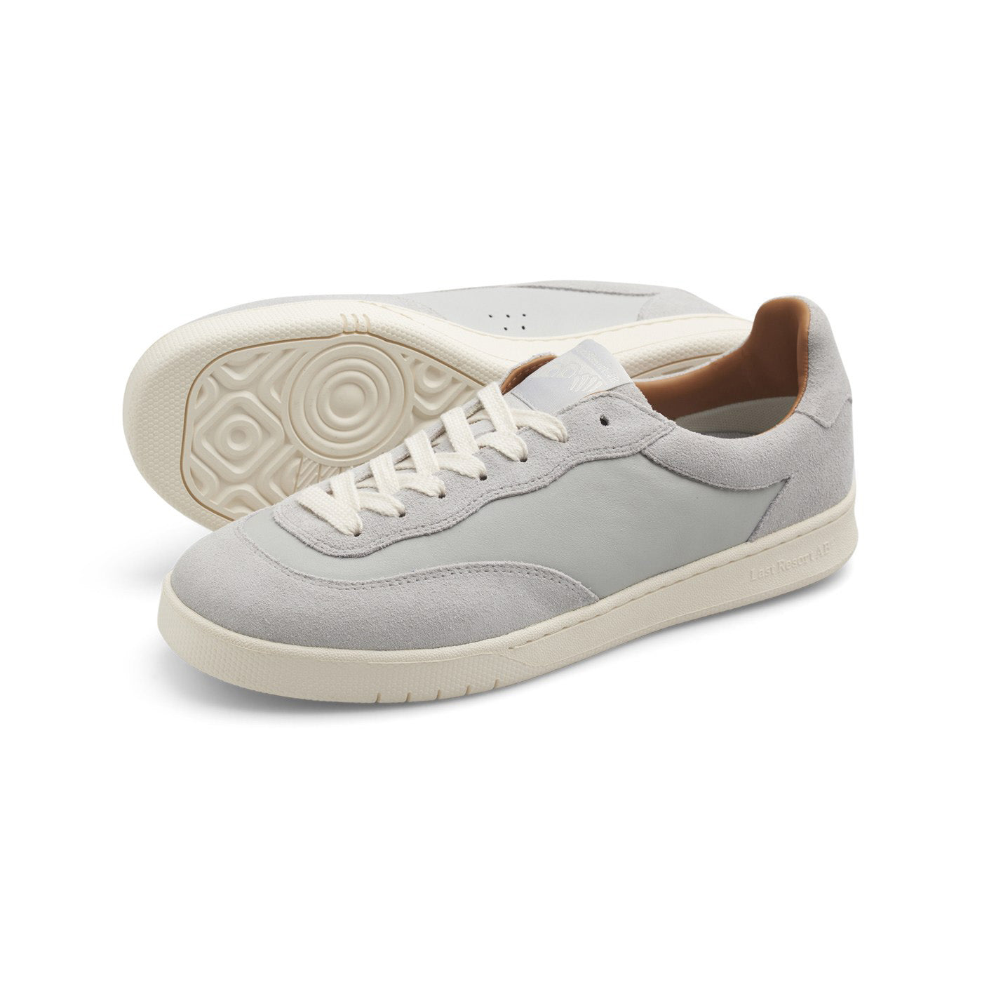 CM001 Lo Shoe Suede / Leather, Lt Grey / White