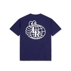 Atlas Monogram Tee, Dress Blue