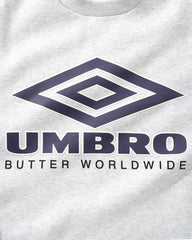 Butter x Umbro Diamond Logo Crewneck, Ash
