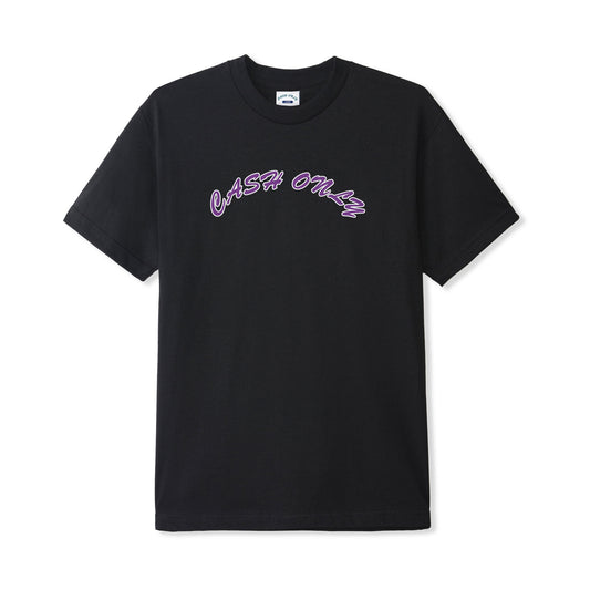 Logo Tee, Black / Purple