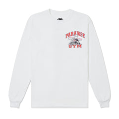 Paradise Gym LS Tee, White