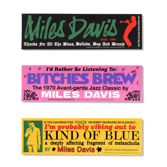 Miles Bumper Sticker Pack