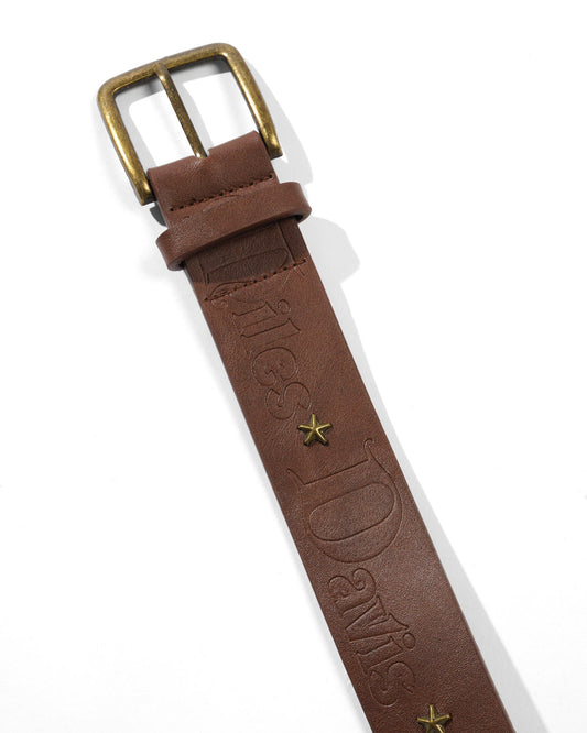 Miles Studded Belt, Brown