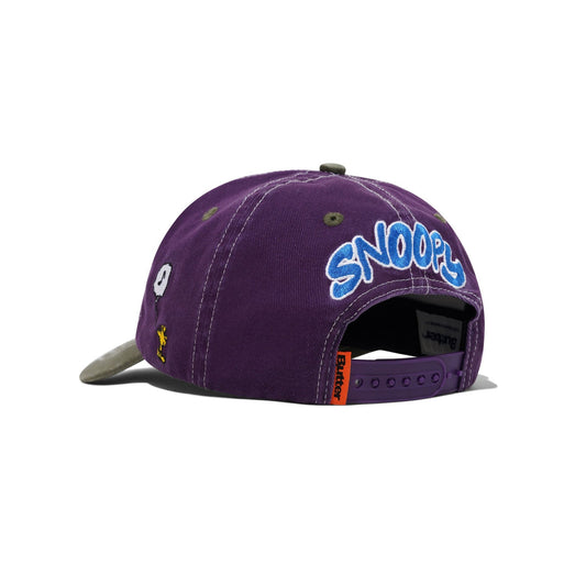 Peanuts Music Snapback Cap, Washed Purple / Fern