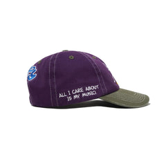 Peanuts Music Snapback Cap, Washed Purple / Fern