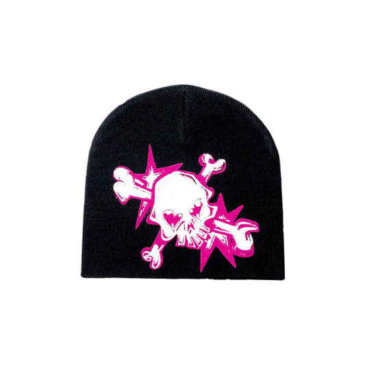 SkullStar Beanie, Black