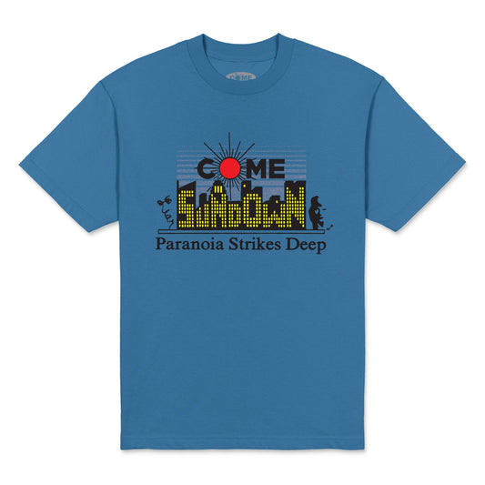 Paranoia Tee, Sky Blue