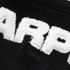 Fleece Zip Hoodie, Black