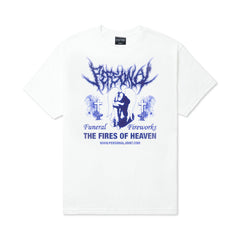 Funeral Fireworks Tee, White
