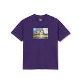 Burning World Tee, Purple
