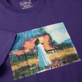 Burning World Tee, Purple