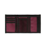 Earthquake Key Wallet, Wine / Oxford Blue