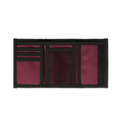 Earthquake Key Wallet, Wine / Oxford Blue