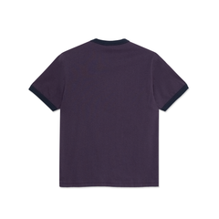Ringer Tee, Dark Violet / Navy