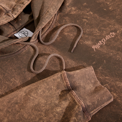 Acid Frank Hoodie Surf Logo, Brown