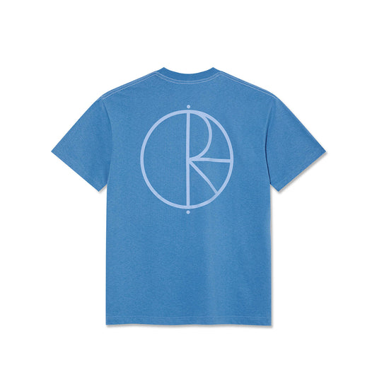 Contrast Stroke Logo Tee, French Blue