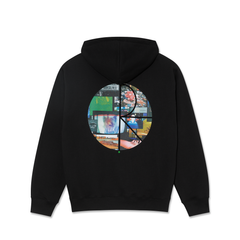 Dave Hoodie Fill Logo Ourselves Collage, Black