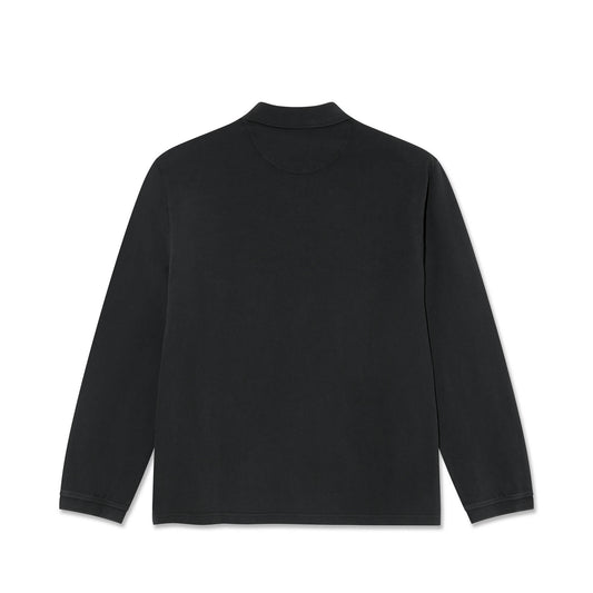 Serge Polo LS Shirt, Black