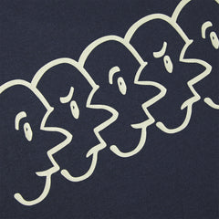 Faces Tee, New Navy