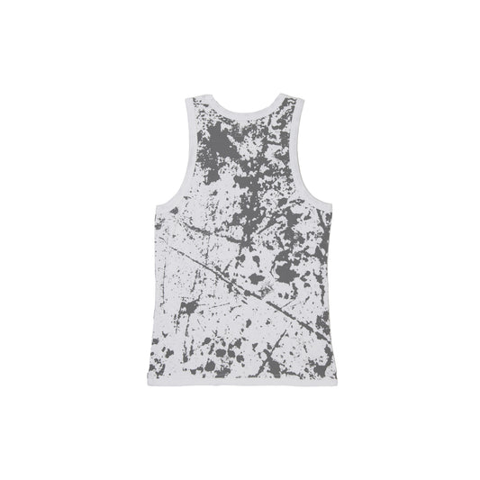 Hardware Ribbed Singlet, White