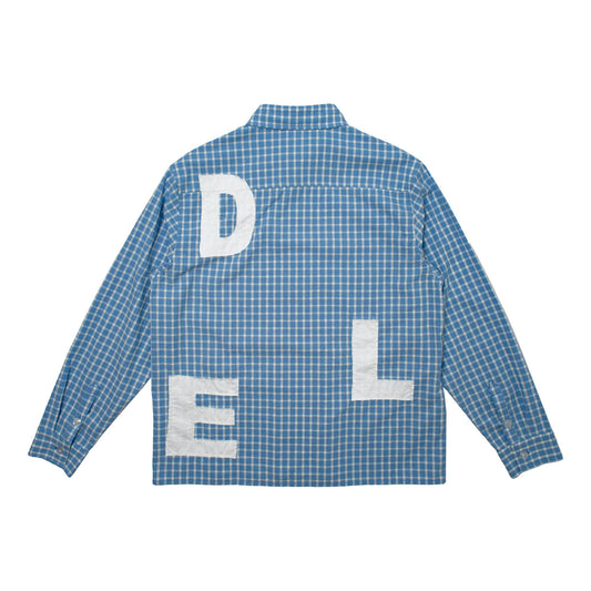 Melange L/S Shirt, Gingham