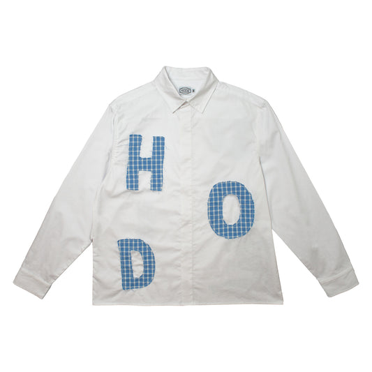 Melange L/S Shirt, White