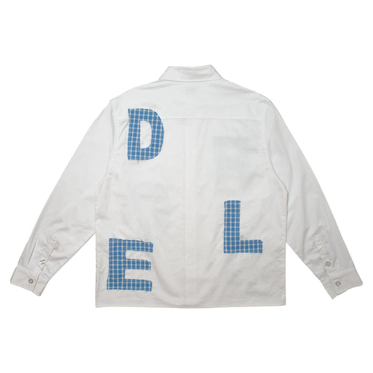 Melange L/S Shirt, White